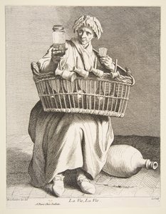 Vendedor de Brandy, 1737 de Anne Claude Philippe de Caylus