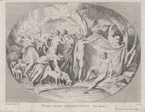 Diana en el baño después de regresar de la caza de Anne Claude Philippe de Caylus