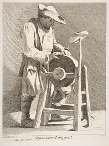 Afilador de Cuchillos, 1742 de Anne Claude Philippe de Caylus