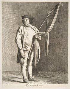 Vendedor de Encajes, 1738 de Anne Claude Philippe de Caylus