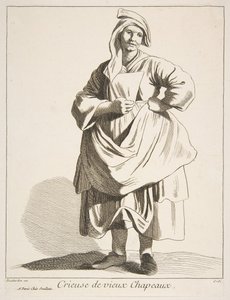 Vendedor de sombreros viejos, 1742 de Anne Claude Philippe de Caylus