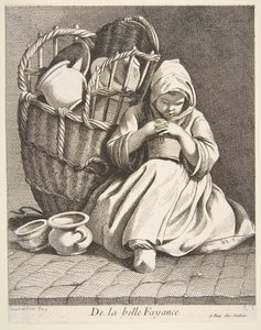Vendedor de cerámica, 1738 de Anne Claude Philippe de Caylus