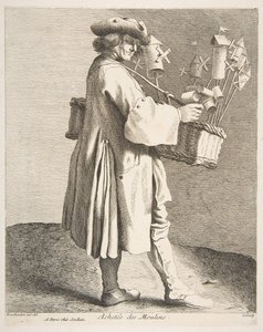 Vendedor de molinillos de Anne Claude Philippe de Caylus