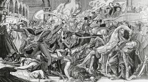 Represión francesa durante la revuelta de El Cairo, 21 de octubre