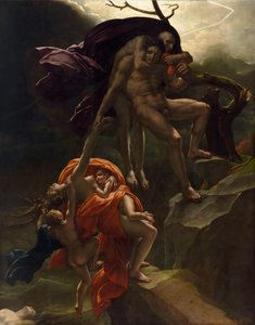 Una escena de diluvio, ca. 1806 de Anne Louis Girodet de Roucy Trioson