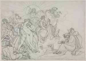 Invocación a las Divinidades que presiden la Agricultura de las "Geórgicas" de Virgilio de Anne Louis Girodet de Roucy Trioson