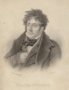 Retrato del vizconde de Chateaubriand de Anne Louis Girodet de Roucy Trioson