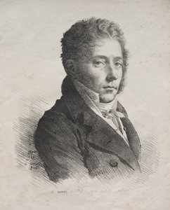 Receuil dessais lithographiques: Retrato de M. Coupin de La Couperie, 1816 de Anne Louis Girodet de Roucy Trioson