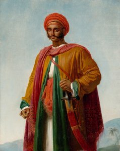 Estudio para Retrato de un Indio, c.1807 de Anne Louis Girodet de Roucy Trioson