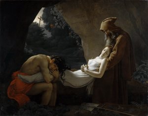 El entierro de Atala de Anne Louis Girodet de Roucy Trioson