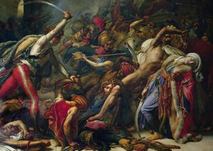 La revuelta en El Cairo, 21 de octubre de 1798 (detalle)