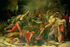 La revuelta en El Cairo, 21 de octubre de 1798, 1810 de Anne Louis Girodet de Roucy Trioson