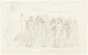 El concurso de tiro con arco, del libro V de la Eneida de Anne Louis Girodet de Roussy Trioson