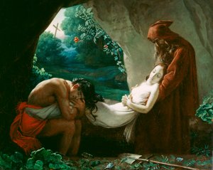 Entierro de Atala, c.1808 de Anne Louis after Girodet de Roucy Trioson