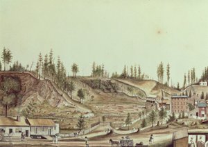 Ballston Spring, Nueva York, 1807 de Anne Marguerite Hyde de Neuville
