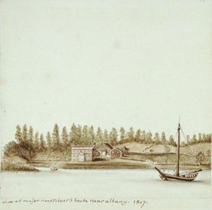 Casa del Mayor van Rensselaer cerca de Albany, Nueva York de Anne Marguerite Hyde de Neuville