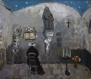 Capilla de la Cruz (óleo sobre tabla de artista)