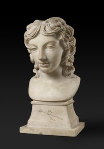 Retrato busto del Príncipe Henry Lubomirski en el personaje de Baco, c. 1787