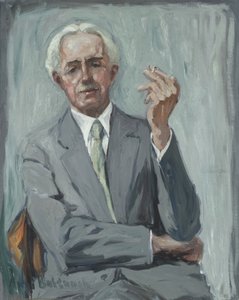 Retrato de Charles Reiffel, c.1938 (óleo sobre lienzo)