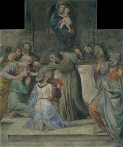 Curación del ciego de nacimiento de Annibale Carracci