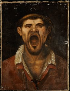 Un campesino gritando de Annibale Carracci