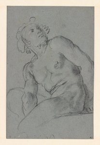 Carracci - Desnudo masculino sentado, I 183 (PK)