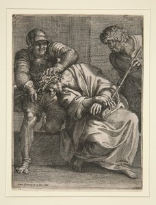 Cristo coronado de espinas de Annibale Carracci