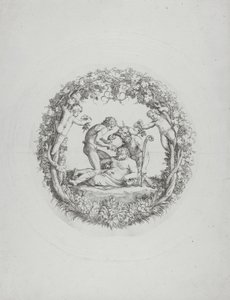 Silenus ebrio (la "Tazza Farnese") de Annibale Carracci