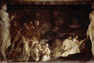 Episodio de la vida de Jasón: Los falsos funerales de Jasón de Annibale Carracci