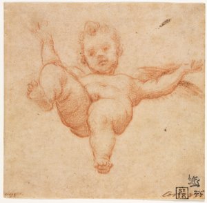 Cupido Volador, c. 1602 de Annibale Carracci
