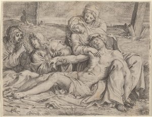 Piedad (el "Cristo de Caprarola") de Annibale Carracci