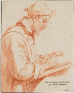Retrato del artista Ludovico Cardi, llamado Cigoli de Annibale Carracci