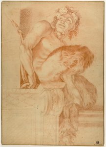 Sátiro sentado de Annibale Carracci