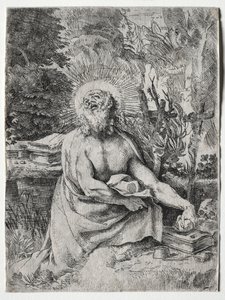 San Jerónimo, c. 1591 de Annibale Carracci