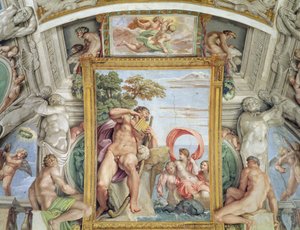 La Galería de Carracci (detalle de Polifemo y Galatea)