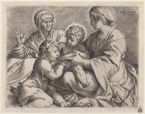 La Madonna della Scodella de Annibale Carracci
