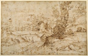 El Retorno de la Huida de Annibale Carracci