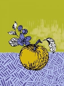 Flor de manzano dorado