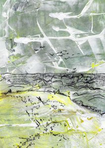 Horizonte de campos verdes de Annick
