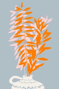 Naturaleza muerta botánica minimalista de Annick
