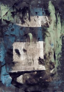 Capas modernas en azul y verde de Annick