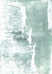 Capas abstractas en tonos verdes suaves de Annick