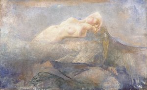 Montagna Mia, c.1923 (óleo sobre lienzo) de Annie Louisa Swynnerton