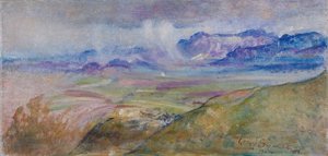 Nubes de lluvia, Monte Gennaro de Annie Louisa Swynnerton