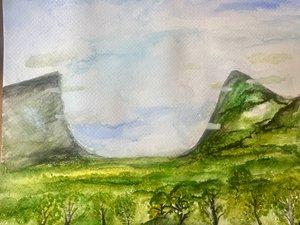 El valle de la montaña verde de Annika Tiren