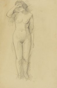 Desnudo femenino de pie