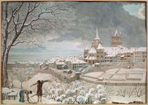 Lausana en la nieve