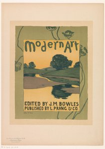 Anuncio de la revista Modern Art
Les Maîtres de l