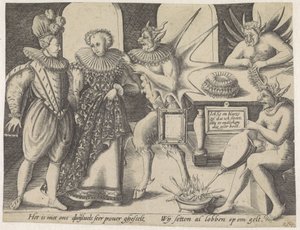 Alegoría del collarín como obra del diablo