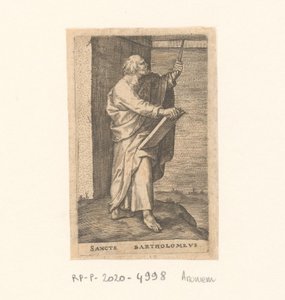 apóstol bartolomé Sancte Bartholomew (título sobre el objeto) Apóstoles (título de la serie)